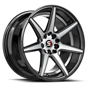 Spec-1 Racing – SP-73 – Black – 17″x7.5″ 42mm – Summer Wheels – SP-7317753842BMU